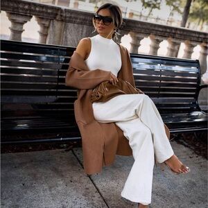 MANGO Oversize Long Cardigan